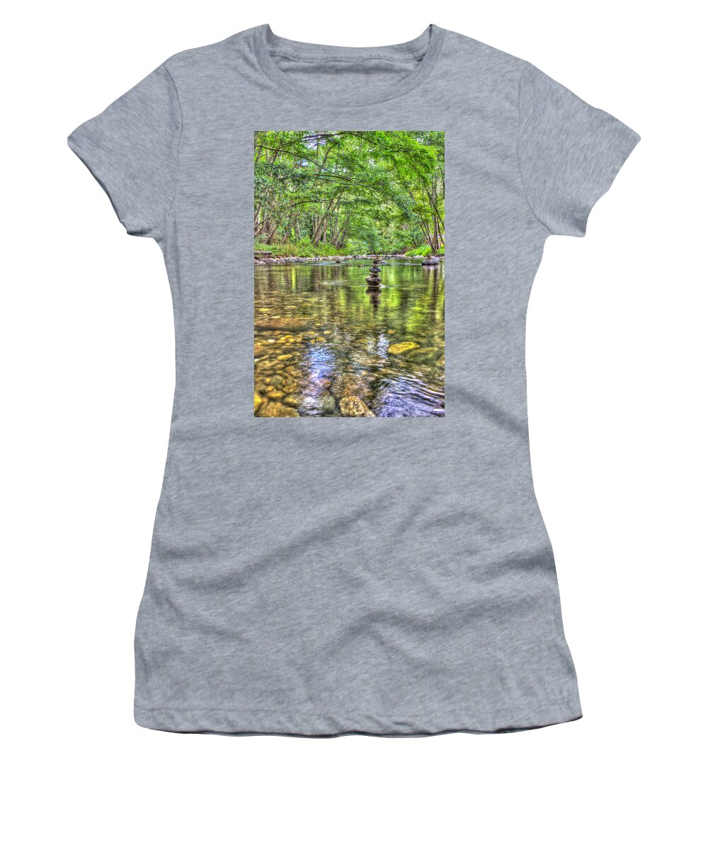 Asian Women's T-Shirt featuring the photograph Balance #1 by Heidi Smith