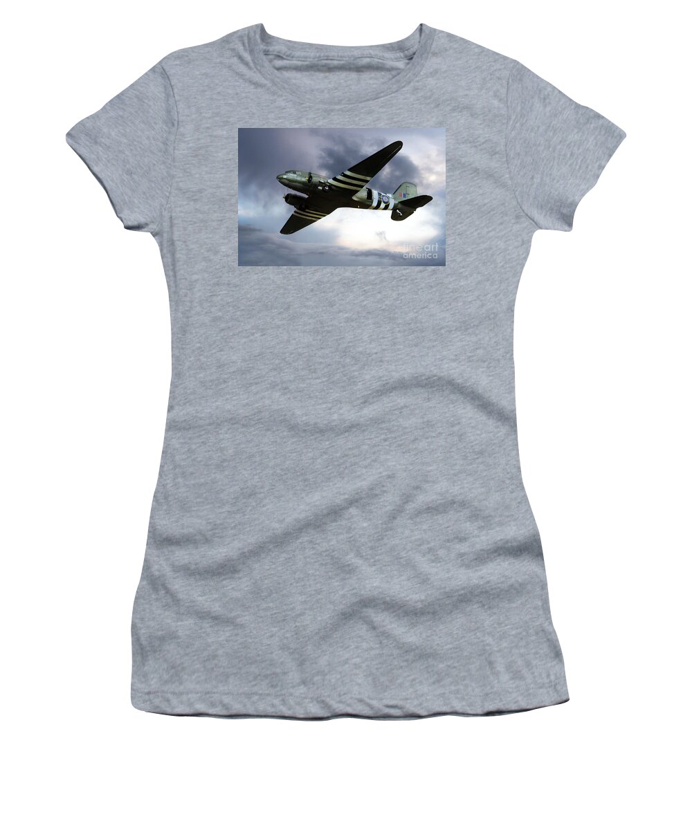 Bbmf Dakota Women's T-Shirt featuring the digital art Dakota #1 by Airpower Art