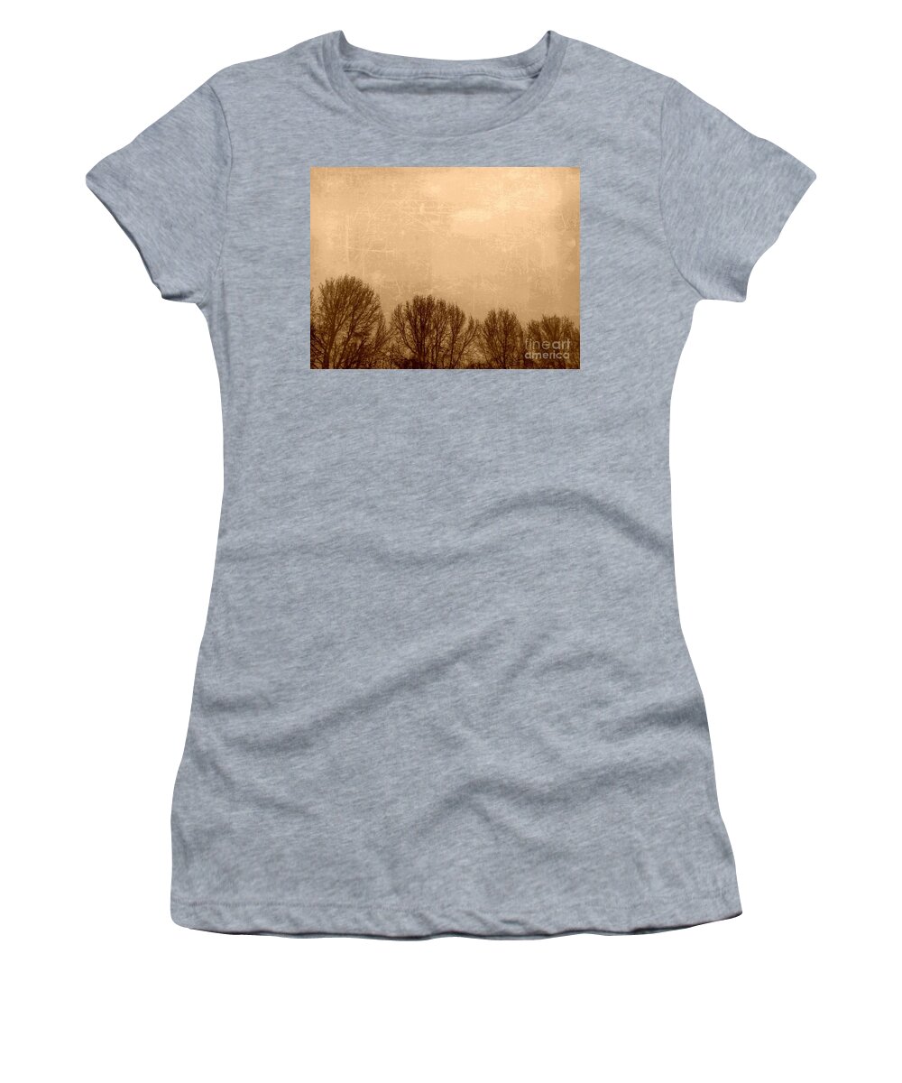 Nature Women's T-Shirt featuring the photograph Late autumn by Fei A