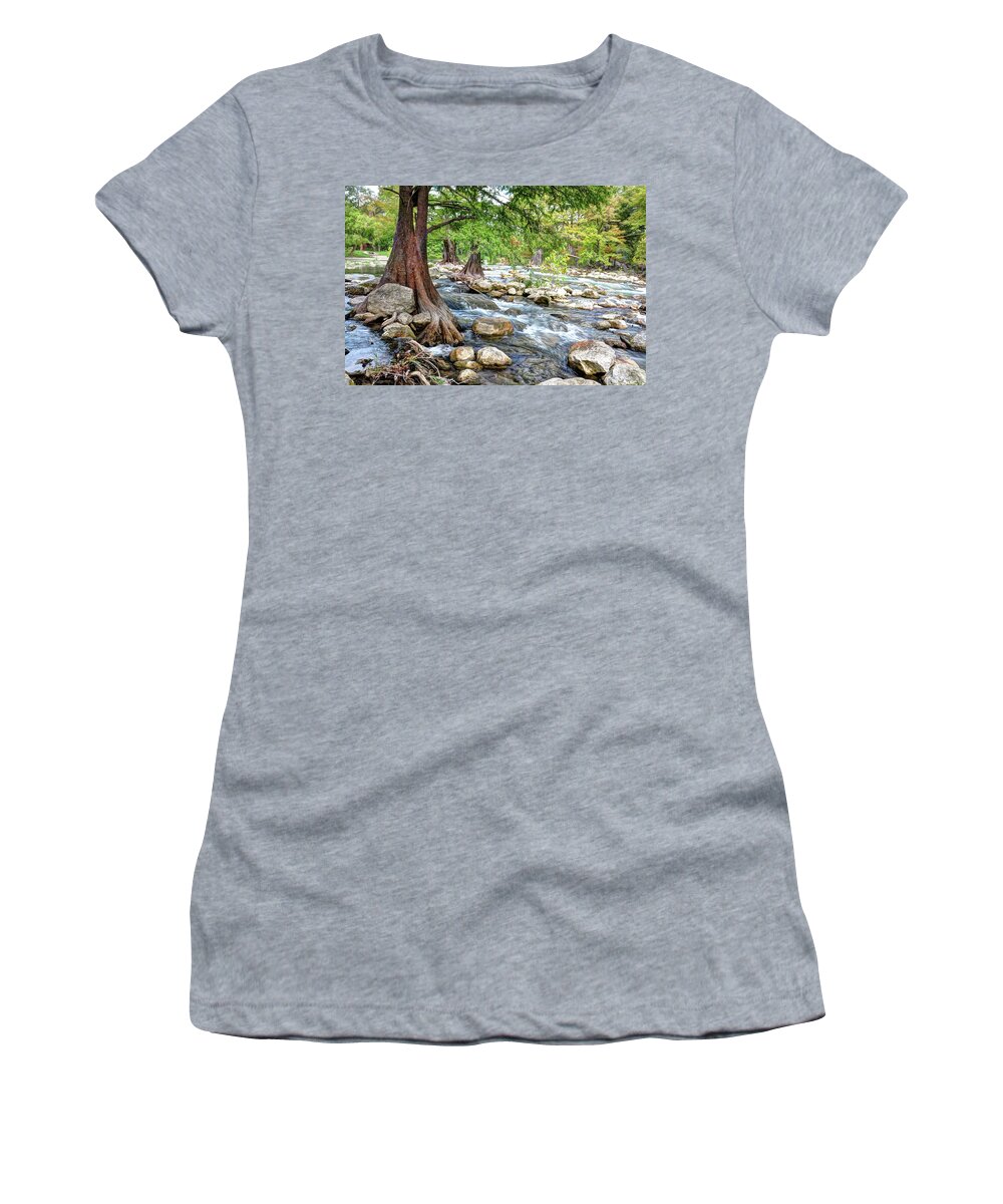 Whitewater Women's T-Shirt featuring the photograph Guadalupe #2 by Savannah Gibbs