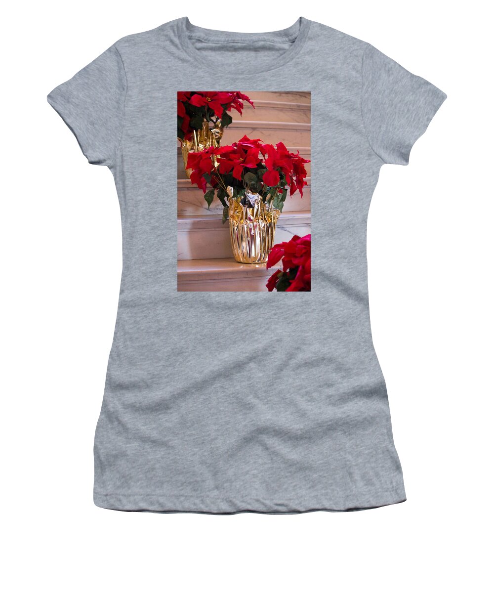Christmas Women's T-Shirt featuring the photograph Happy Holidays #1 by Patricia Babbitt