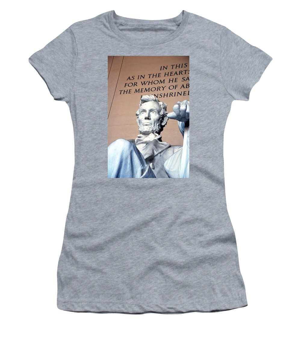 Washington Women's T-Shirt featuring the photograph Lincoln Memorial by Kenny Glover