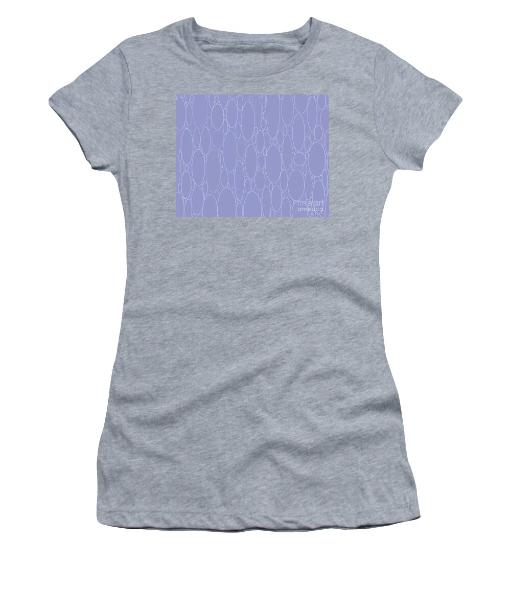 Elliptical Women's T-Shirt featuring the digital art Rounded Color Variety #1 by Lee Serenethos