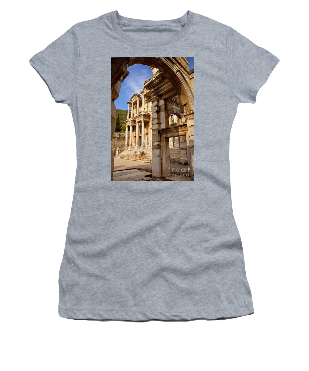 Ephesus Women's T-Shirt featuring the photograph Ruins of Ephesus by Brian Jannsen