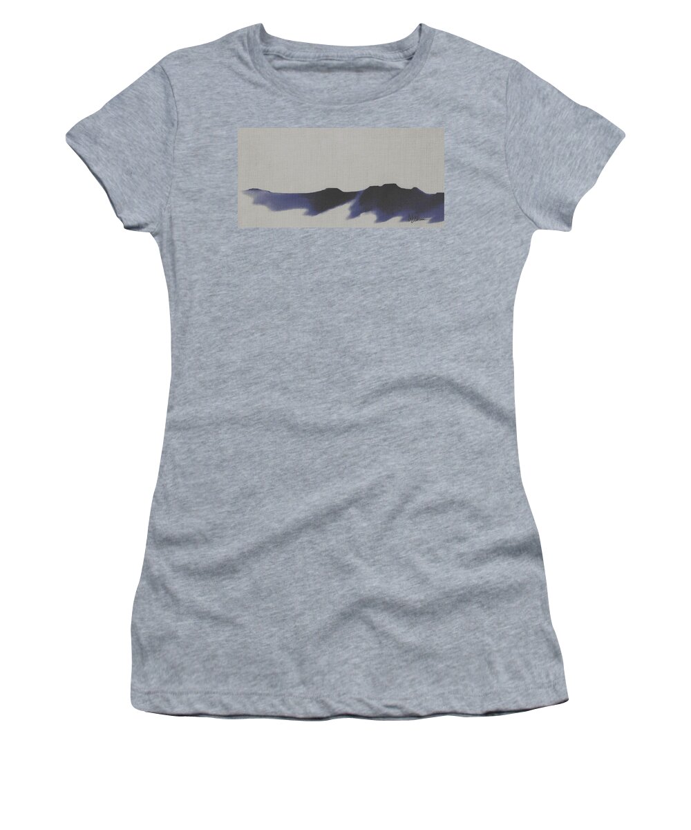 Fineartamerica.com Women's T-Shirt featuring the painting Sand Drifts Number 17 by Diane Strain