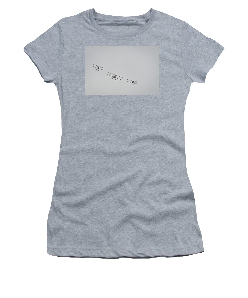 Fighers Women's T-Shirt featuring the photograph Flight by Pablo Lopez