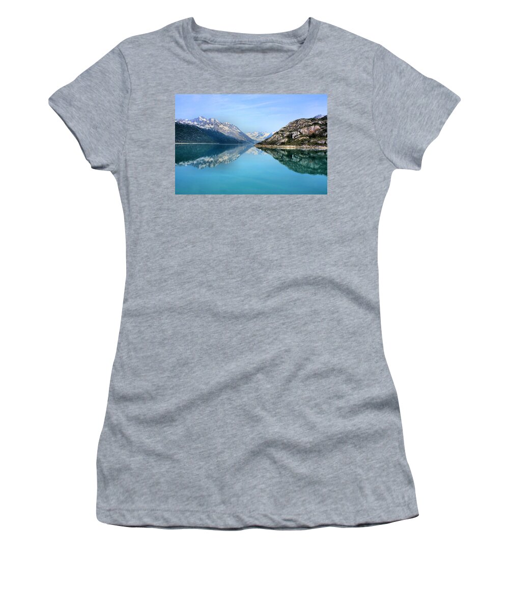 Alaska Women's T-Shirt featuring the photograph Symmetry #1 by Kristin Elmquist