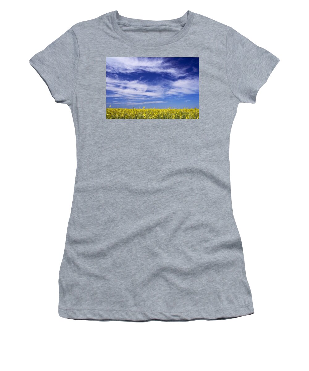 Landscape Women's T-Shirt featuring the photograph Where Land Meets Sky by Keith Armstrong