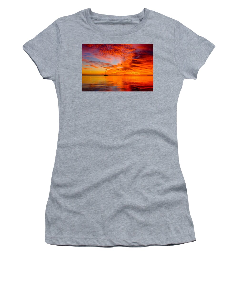 Florida Women's T-Shirt featuring the photograph Florida Keys by Raul Rodriguez
