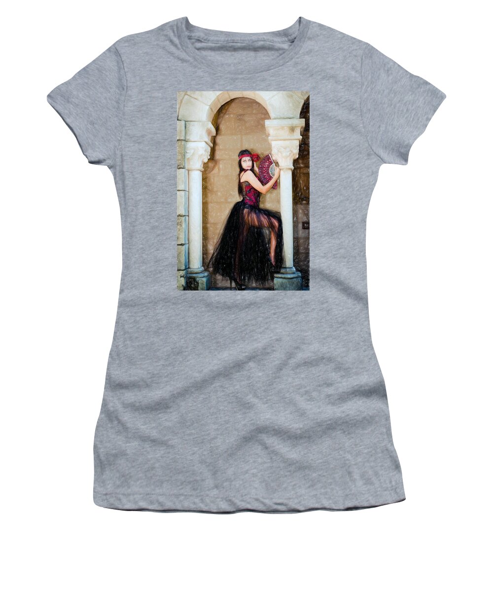 Senorita Women's T-Shirt featuring the photograph Senorita #12 by Bill Howard