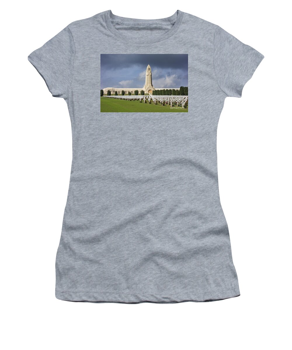 Douaumont Women's T-Shirt featuring the photograph 130918p254 by Arterra Picture Library