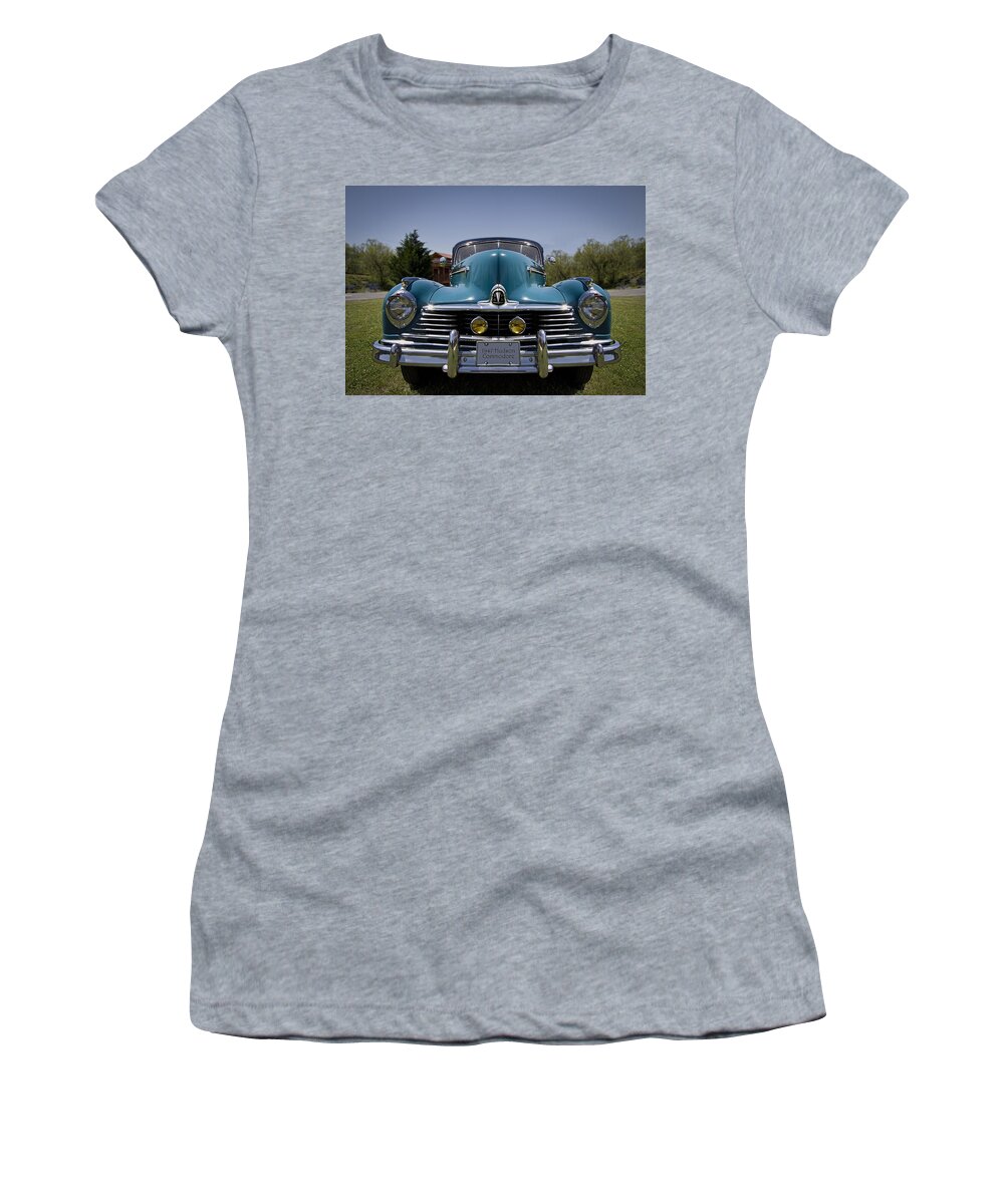 '47 Women's T-Shirt featuring the photograph 1947 Hudson Commodore by Debra and Dave Vanderlaan