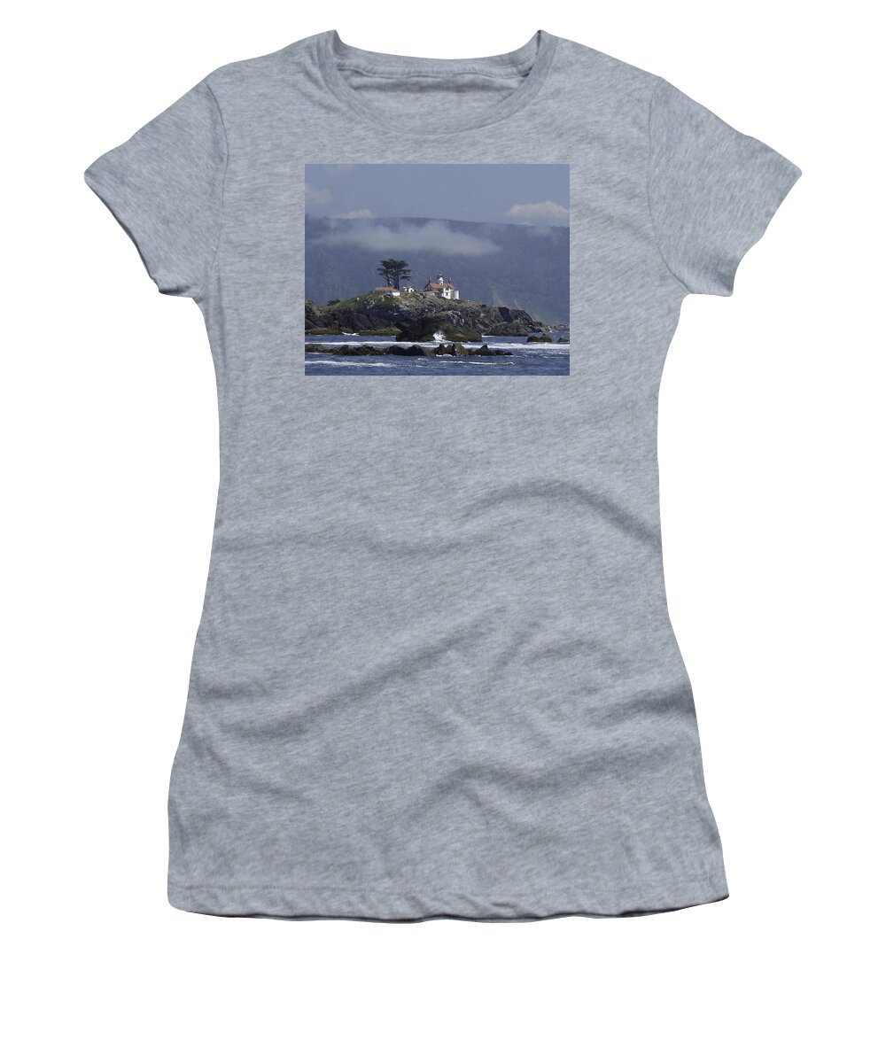 Battery Point Lighthouse Women's T-Shirt featuring the photograph Battery Point Lighthouse #2 by Betty Depee