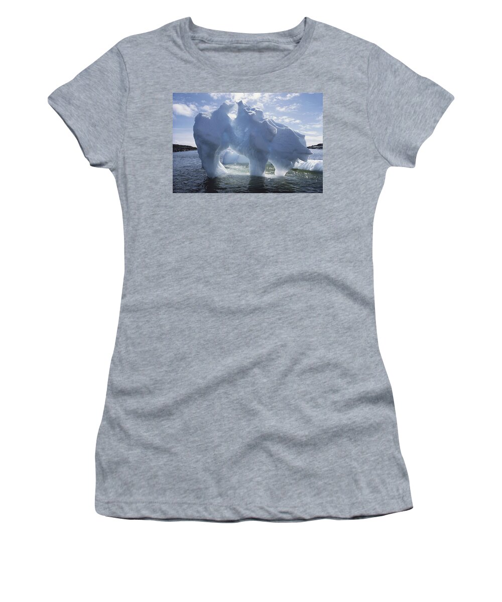 1975 Women's T-Shirt featuring the photograph Icebergs, Antarctica #2 by Robert Hernandez