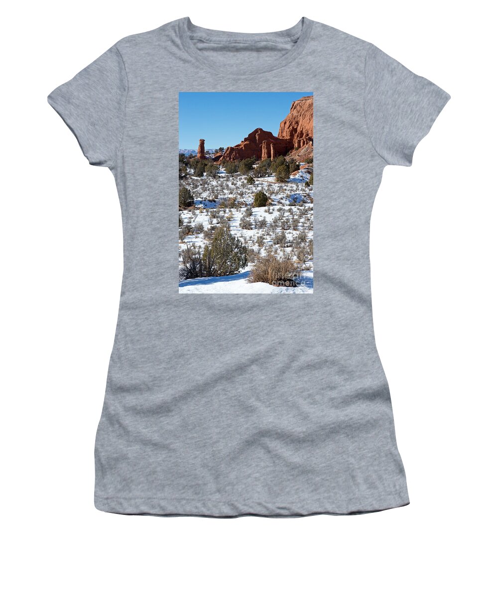 Afternoon Women's T-Shirt featuring the photograph Kodachrome Basin #2 by Fred Stearns