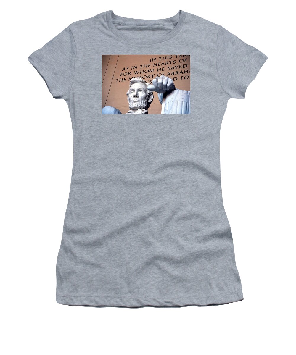 Washington Women's T-Shirt featuring the photograph Lincoln Memorial by Kenny Glover