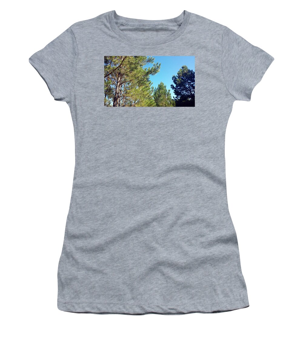 Pine Women's T-Shirt featuring the photograph Pine Forest Fall #2 by Kenny Glover