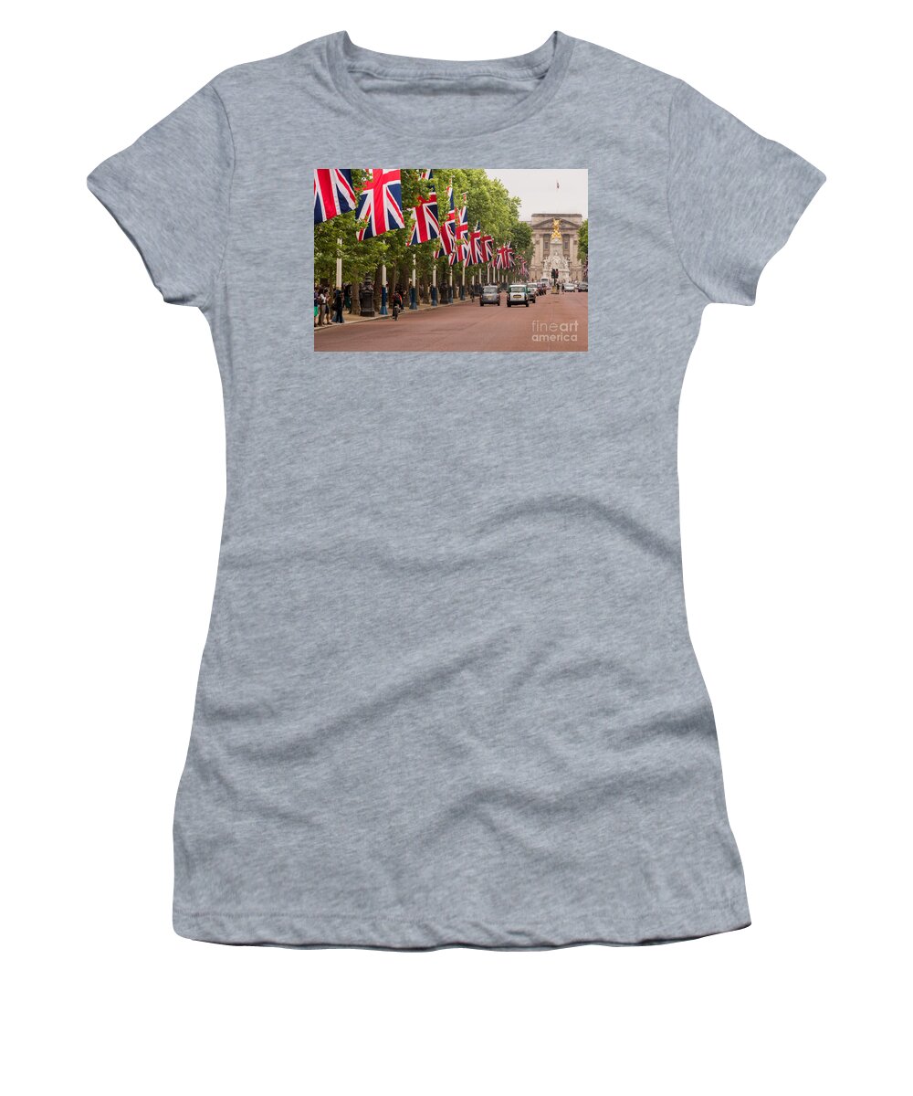 The Mall Women's T-Shirt featuring the photograph The Mall #2 by Matt Malloy