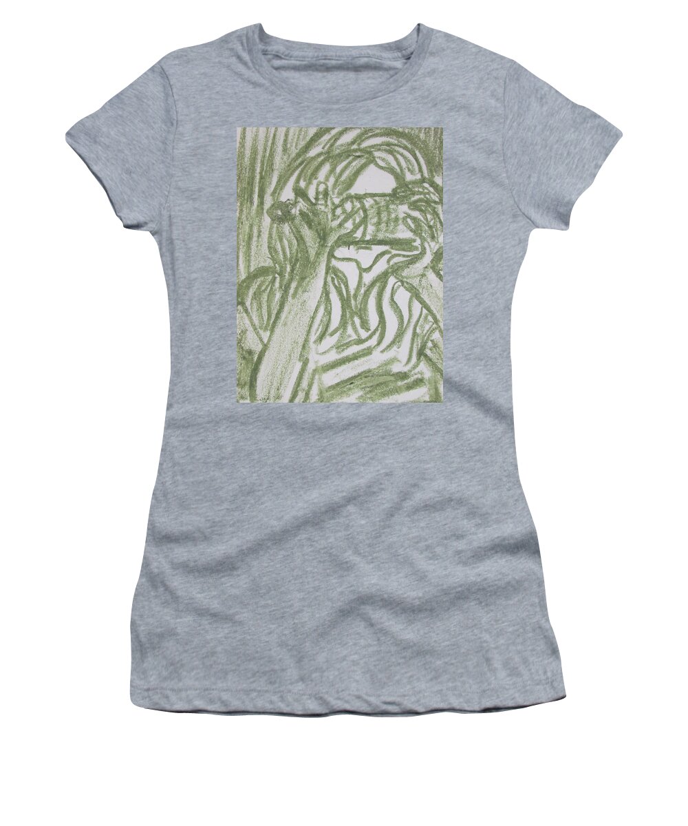 Drawing Women's T-Shirt featuring the drawing 21 Jpeg by Shea Holliman