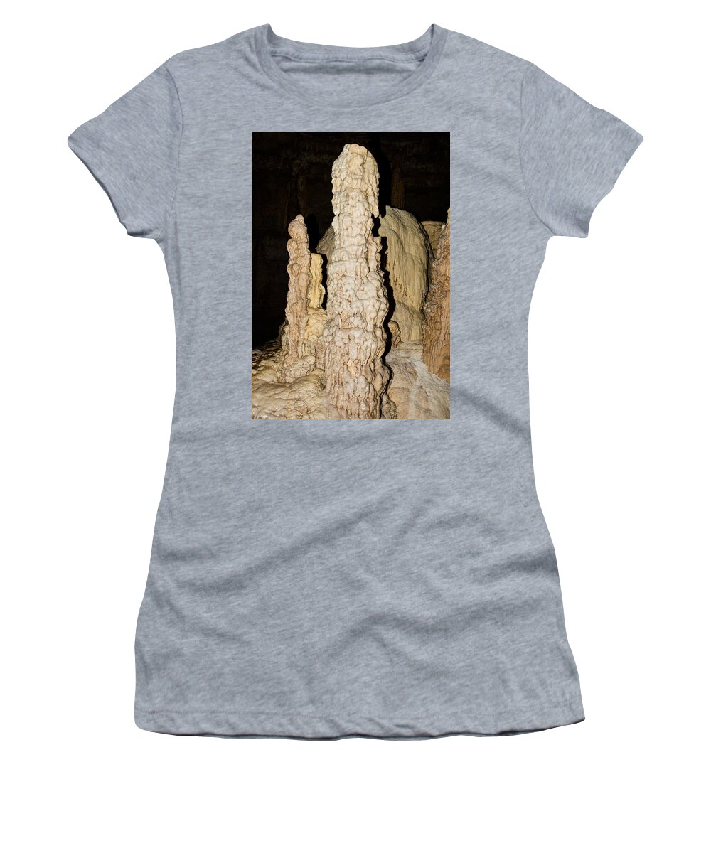 Nature Women's T-Shirt featuring the photograph Natural Bridge Caverns, San Antonio, Tx #22 by Millard H. Sharp