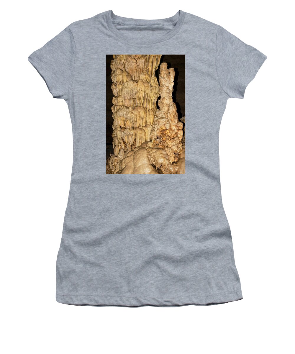 Nature Women's T-Shirt featuring the photograph Natural Bridge Caverns, San Antonio, Tx #28 by Millard H. Sharp