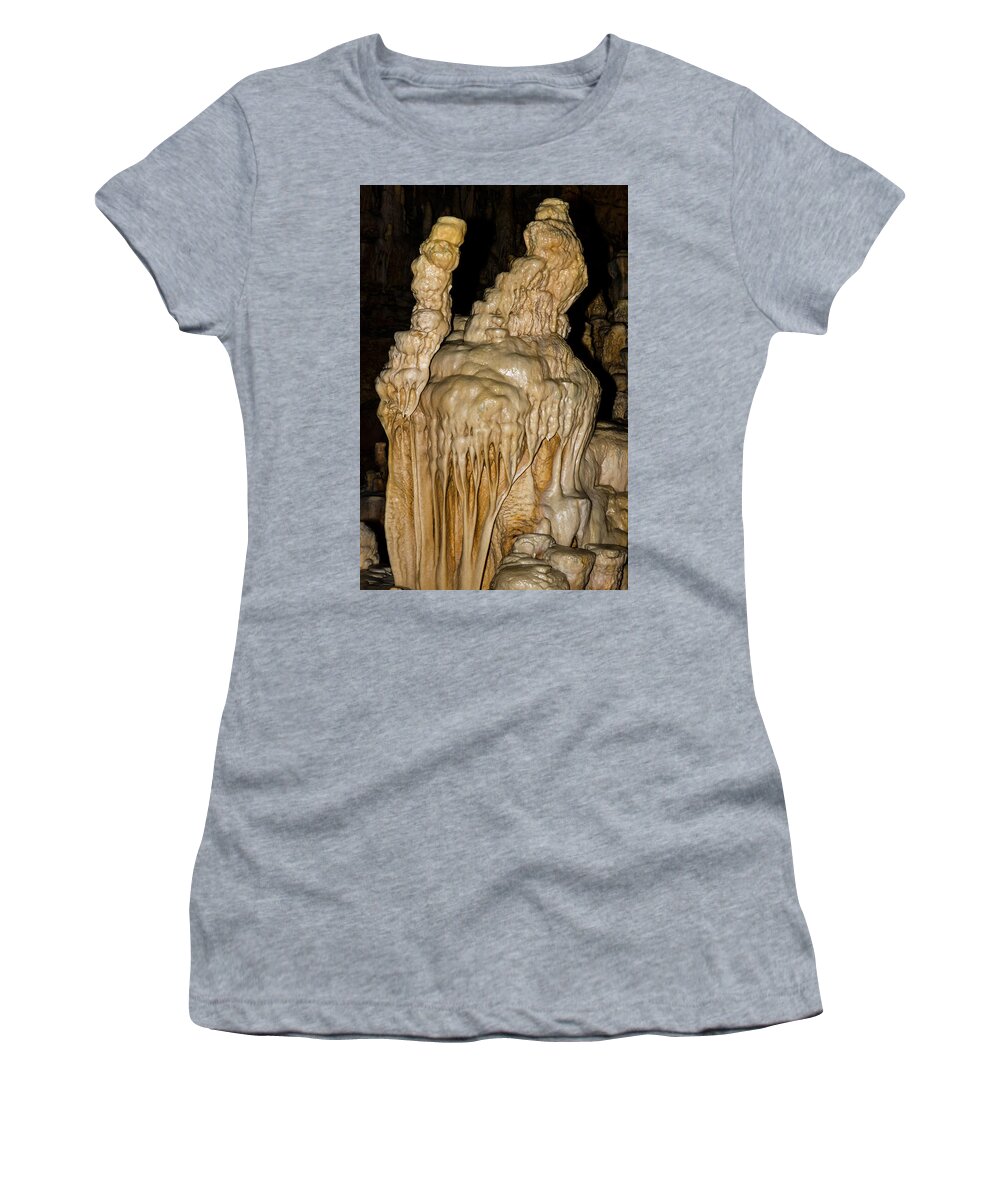 Nature Women's T-Shirt featuring the photograph Natural Bridge Caverns, San Antonio, Tx #3 by Millard H. Sharp
