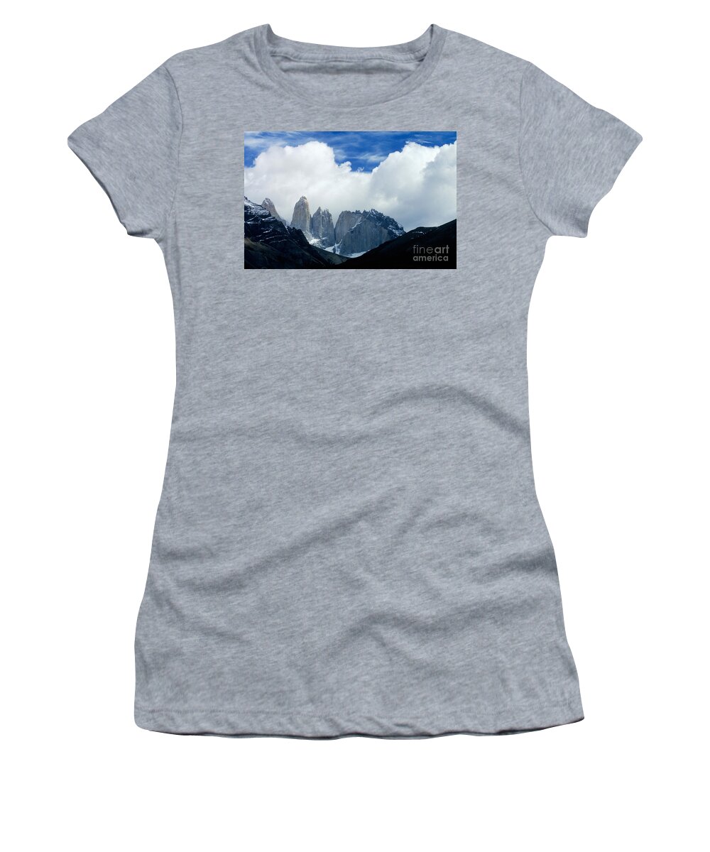 Landscape Women's T-Shirt featuring the photograph Torres Del Paine Np, Chile #4 by Art Wolfe