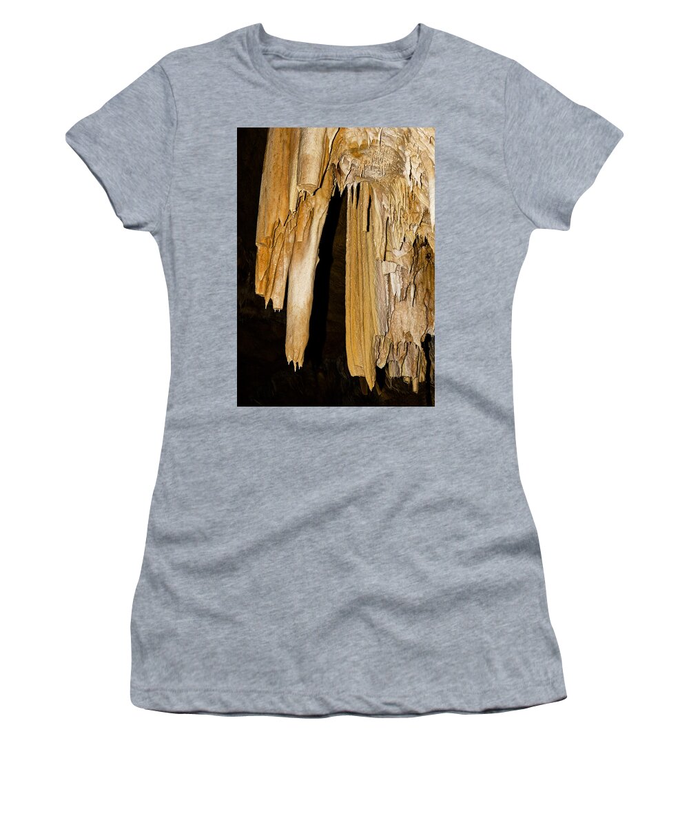 Nature Women's T-Shirt featuring the photograph Natural Bridge Caverns, San Antonio, Tx #41 by Millard H. Sharp