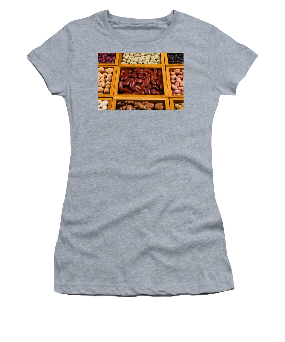 Agricultural Women's T-Shirt featuring the photograph Boxes of beans #5 by Raul Rodriguez
