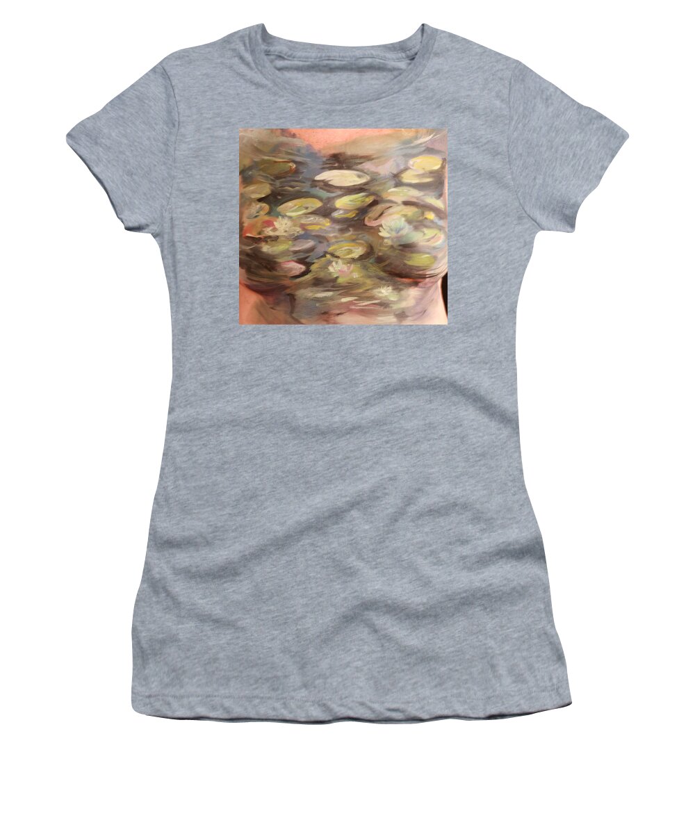 Hadassah Greater Atlanta Women's T-Shirt featuring the photograph 5. Jessica Locklar, Artist, 2015 by Best Strokes - Formerly Breast Strokes - Hadassah Greater Atlanta
