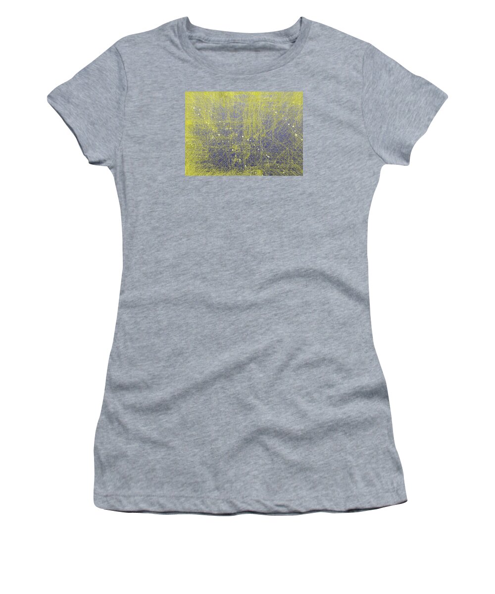 Abstract Women's T-Shirt featuring the digital art 5x7.l.1.28 by Gareth Lewis