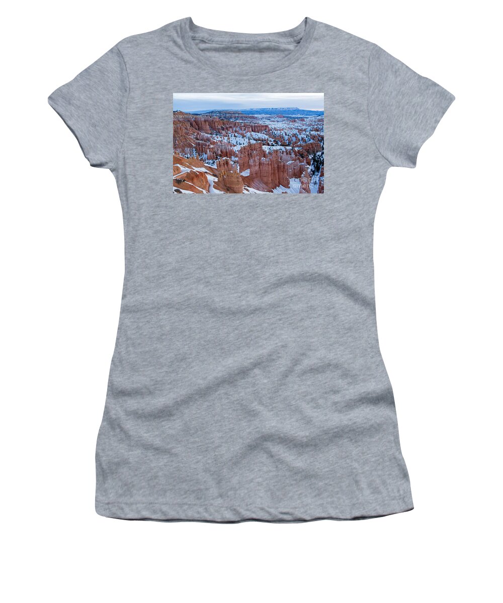 Bryce Canyon Women's T-Shirt featuring the photograph Sunset Point Bryce Canyon National Park by Fred Stearns
