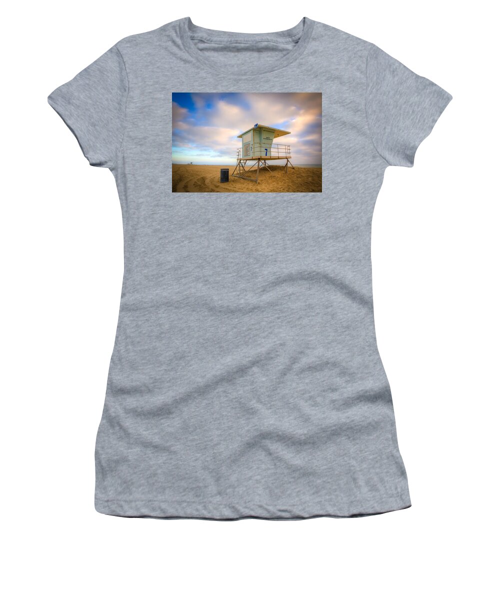 Beach Women's T-Shirt featuring the photograph 7 by Andrew Slater
