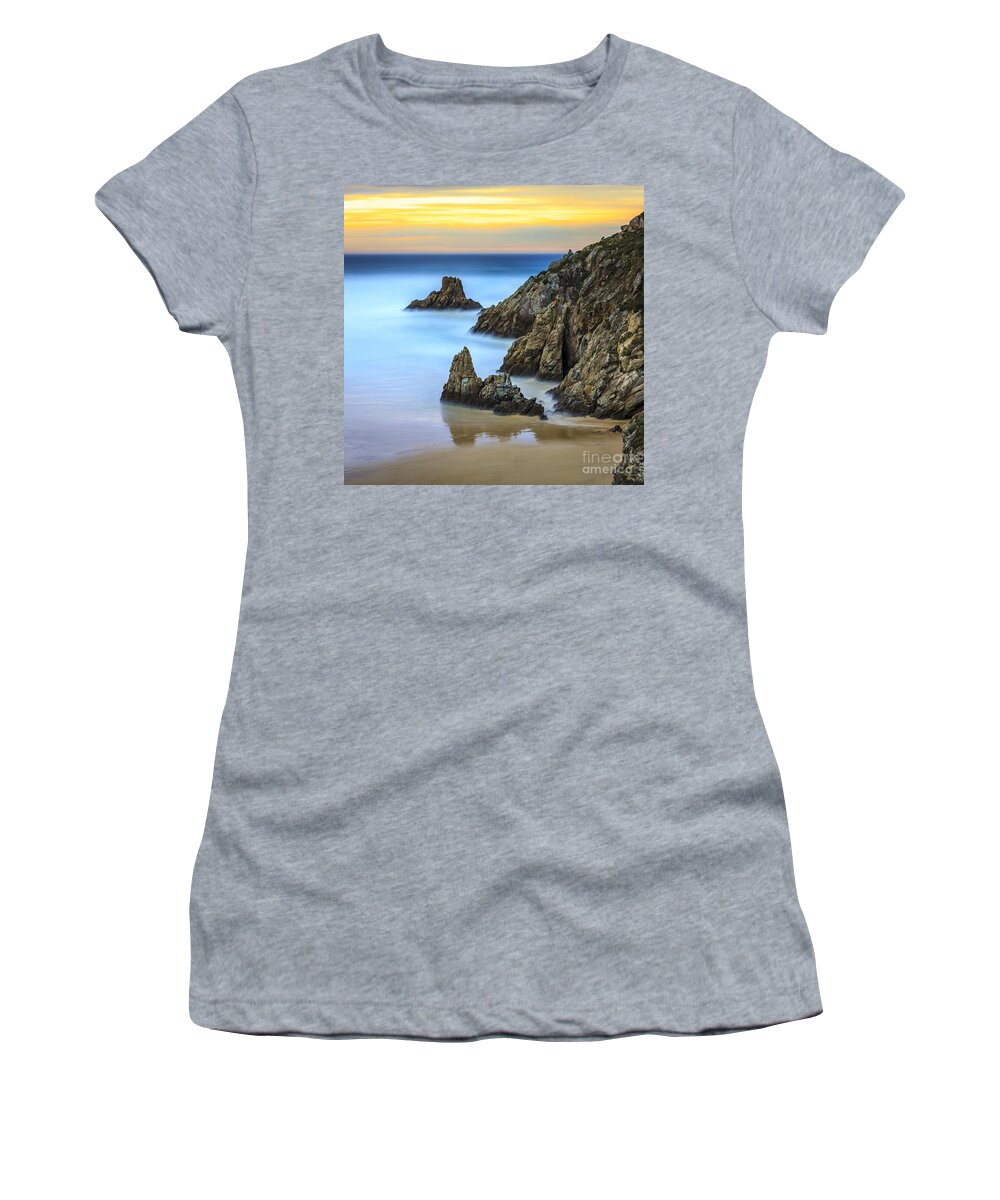 Campelo Women's T-Shirt featuring the photograph Campelo Beach Galicia Spain #8 by Pablo Avanzini