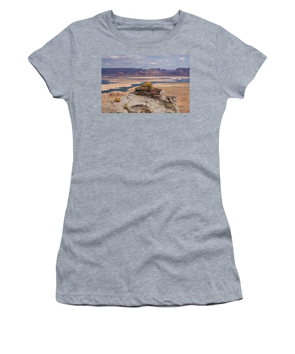 Lake Powell Women's T-Shirt featuring the photograph A Beautiful Day at Lake Powell by Saija Lehtonen