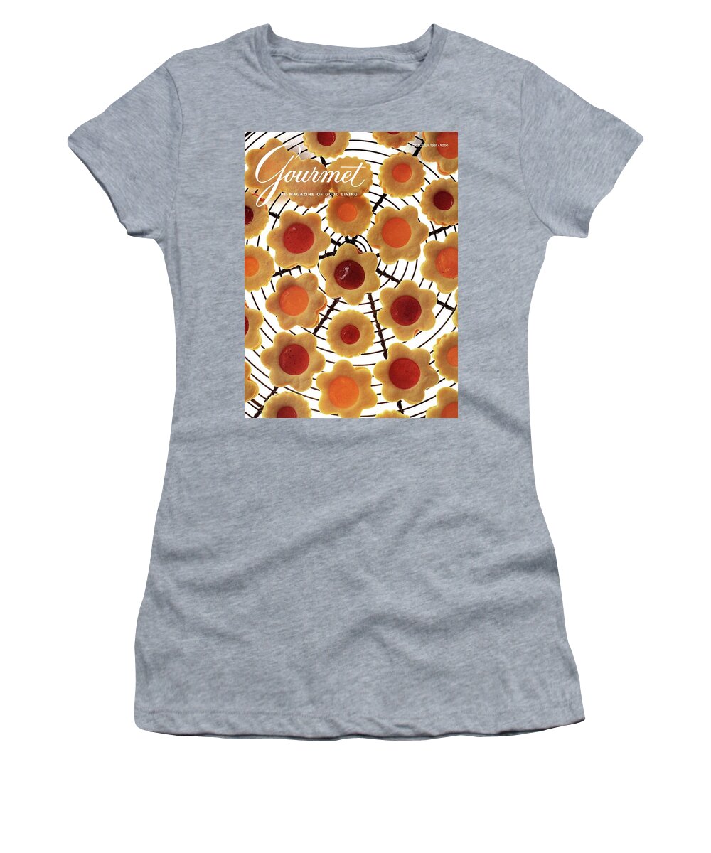 Food Women's T-Shirt featuring the photograph A Gourmet Cover Of Sunny Savaroffs Cookies by Romulo Yanes