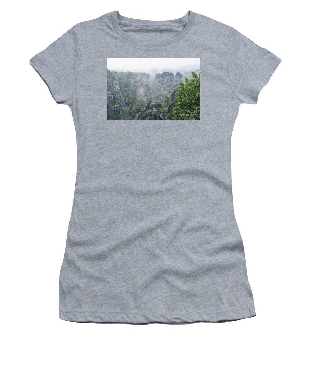 Photo Women's T-Shirt featuring the photograph A Legend of Stone by Jutta Maria Pusl