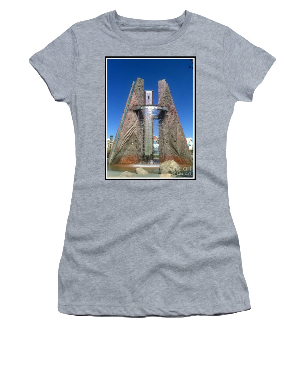  Women's T-Shirt featuring the photograph A Local Hot Spot Framed by Kelly Awad