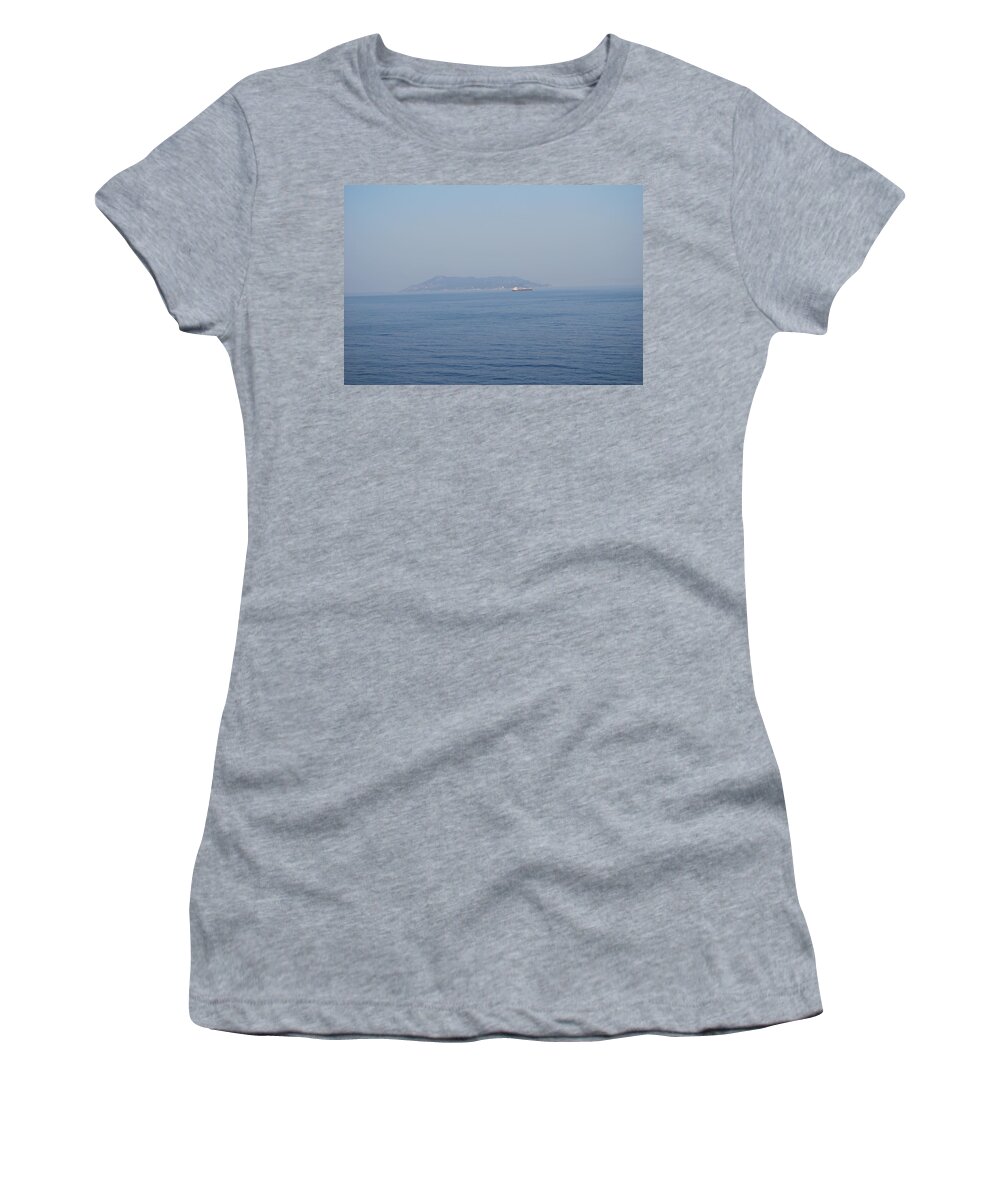 A Ship Women's T-Shirt featuring the photograph A Ship by George Katechis