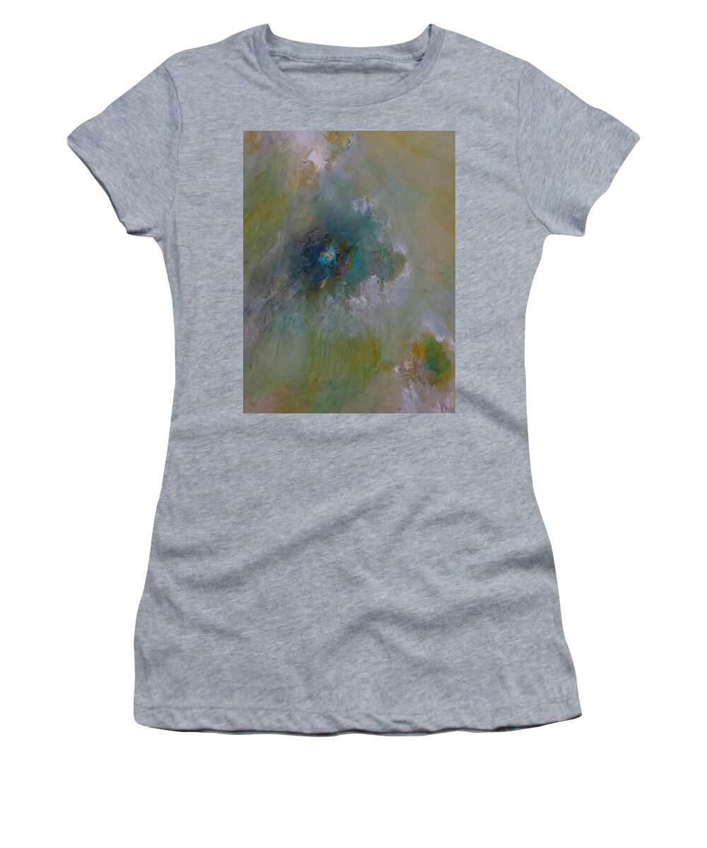 Abstract Women's T-Shirt featuring the painting Above and Beyond by Soraya Silvestri