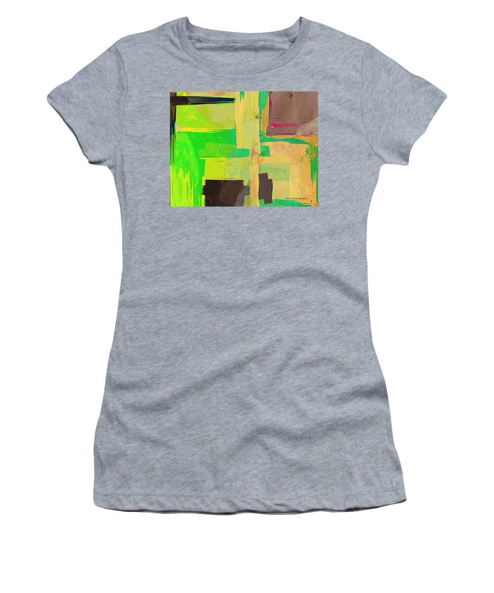 Abstract Art Women's T-Shirt featuring the digital art Abstract 9 by Kae Cheatham