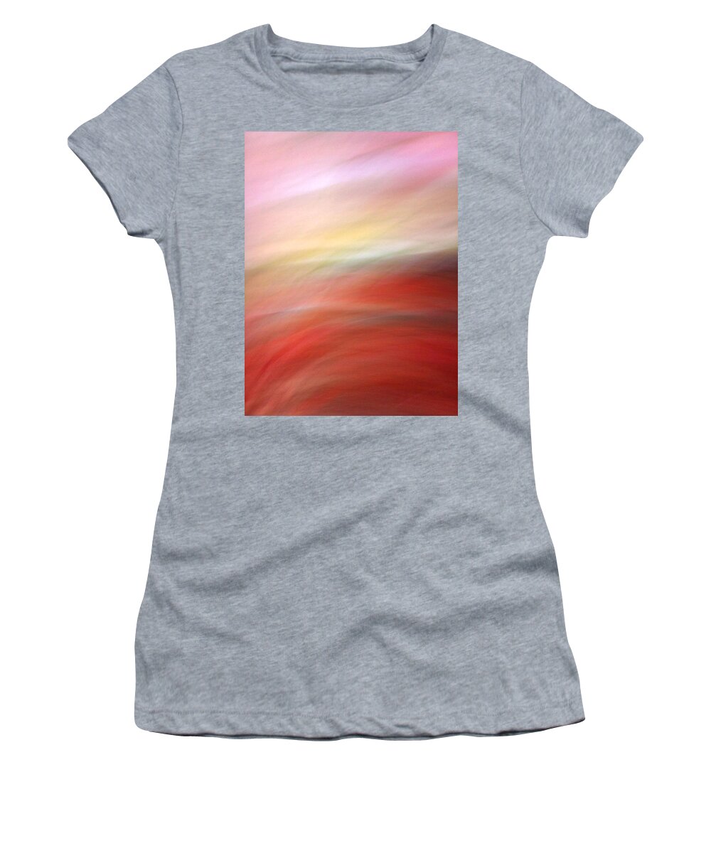 Lines Women's T-Shirt featuring the photograph Affection by Munir Alawi