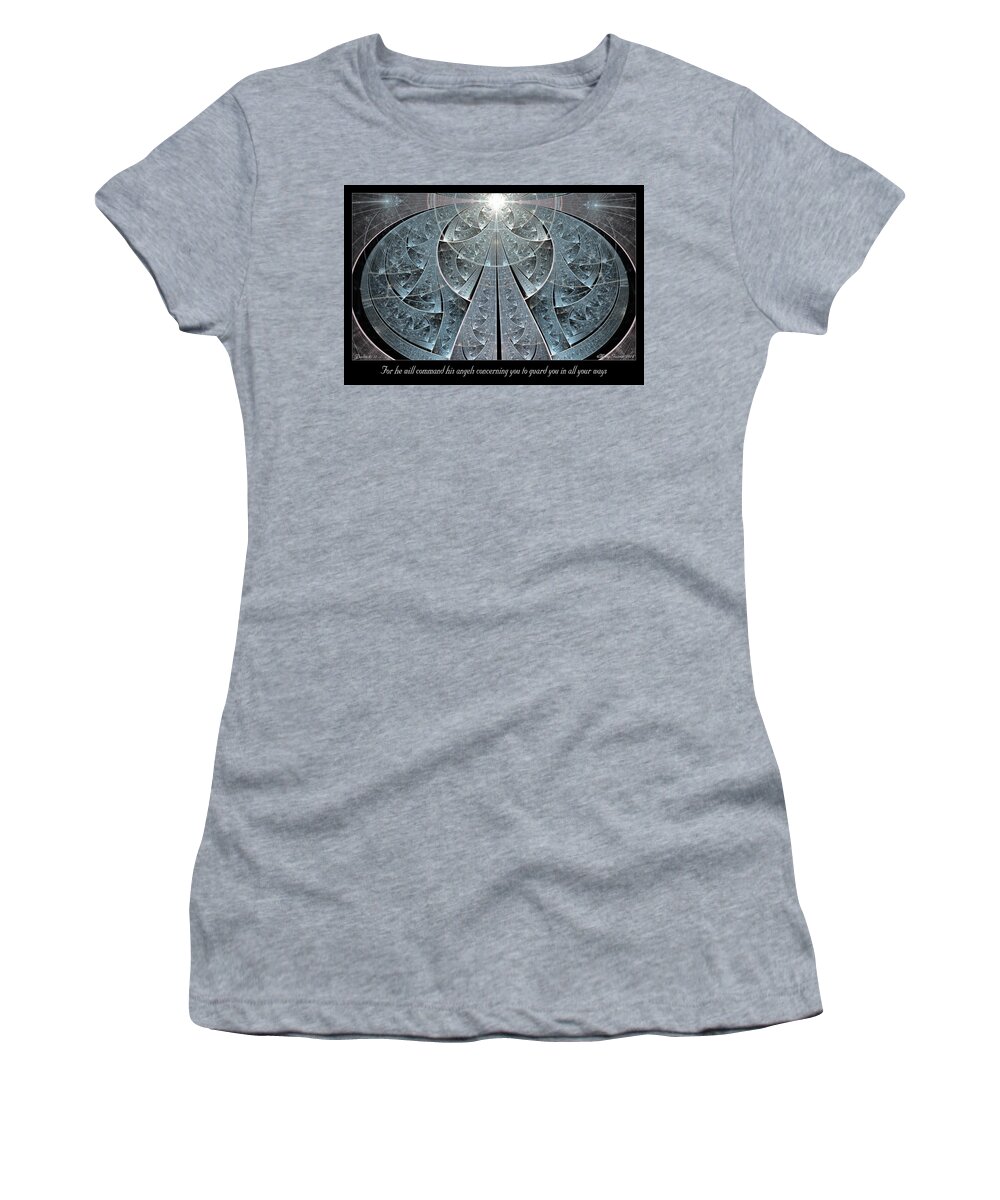 Fractal Women's T-Shirt featuring the digital art All Your Ways by Missy Gainer