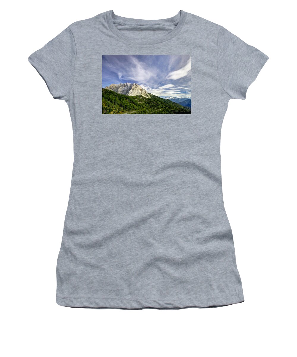 Peak Women's T-Shirt featuring the photograph Amazing mountain view by Ivan Slosar