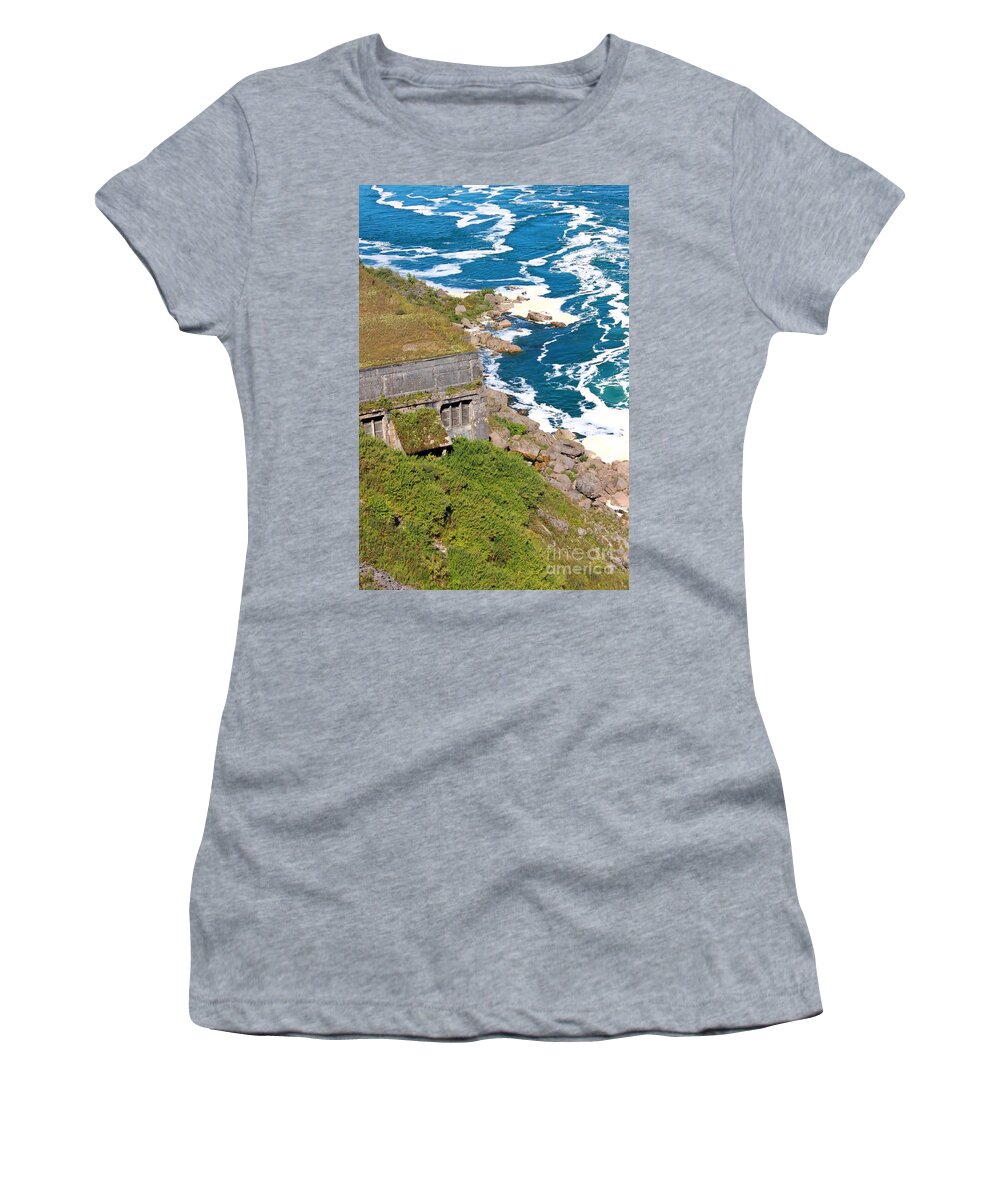  Hydroelectric Generating Station Women's T-Shirt featuring the photograph An old hydroelectric generating station by Jennifer E Doll