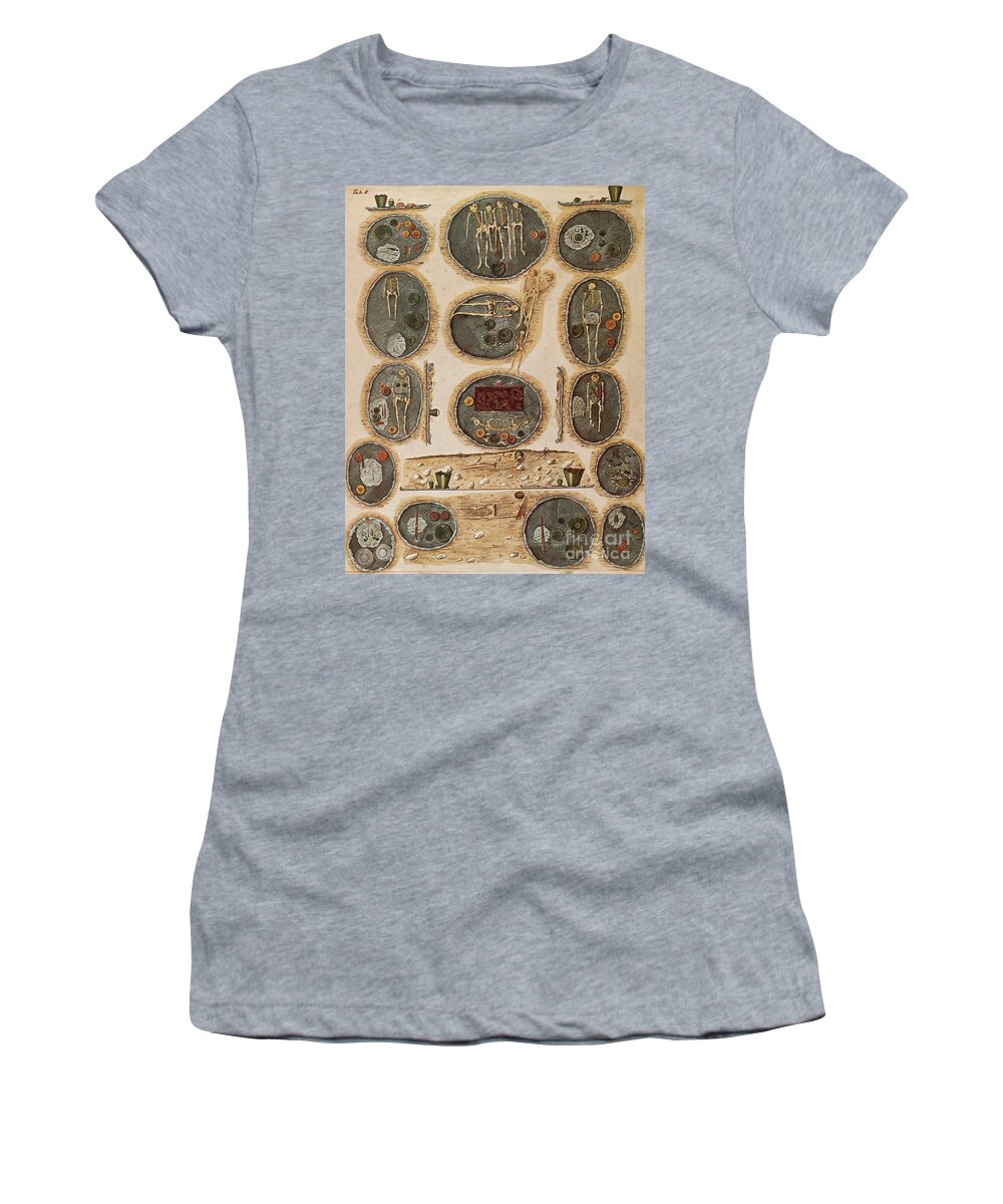 Science Women's T-Shirt featuring the photograph Ancient Celtic Cemetery Hallstatt by Science Source