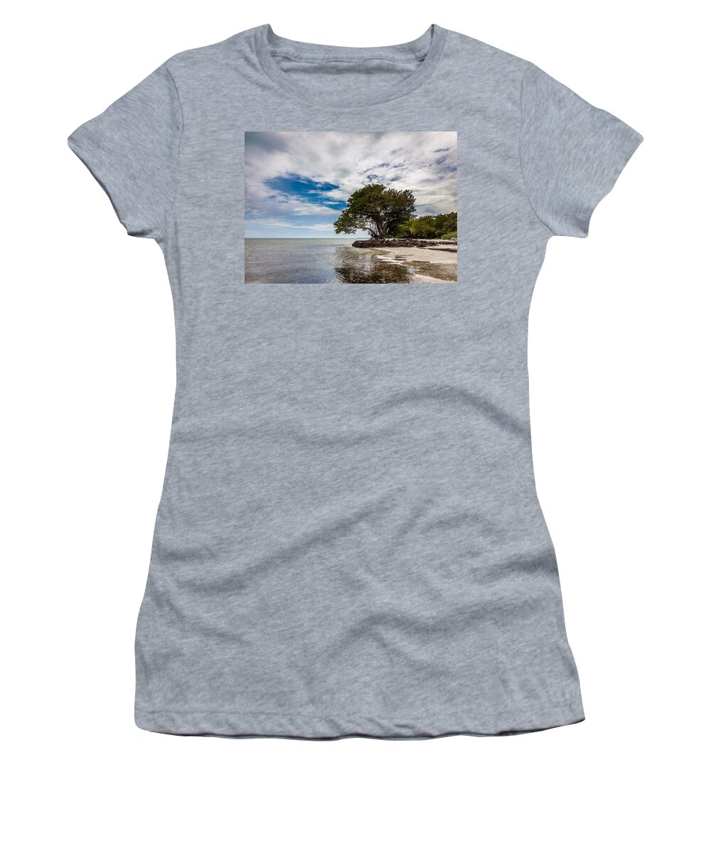 Vacation Women's T-Shirt featuring the photograph Anne's Beach-3184 by Rudy Umans