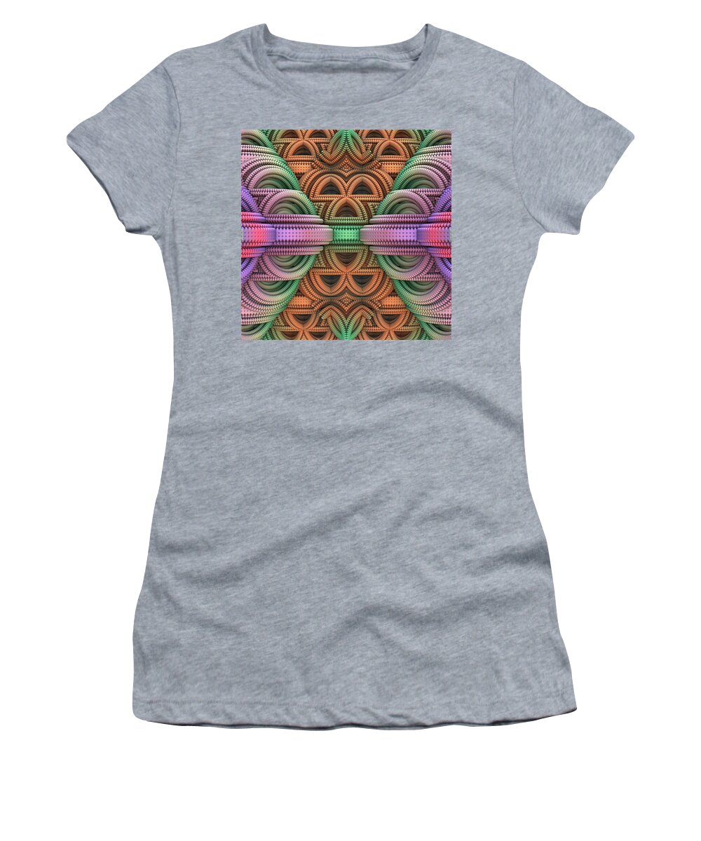 Fractal Women's T-Shirt featuring the digital art Architopia by Lyle Hatch