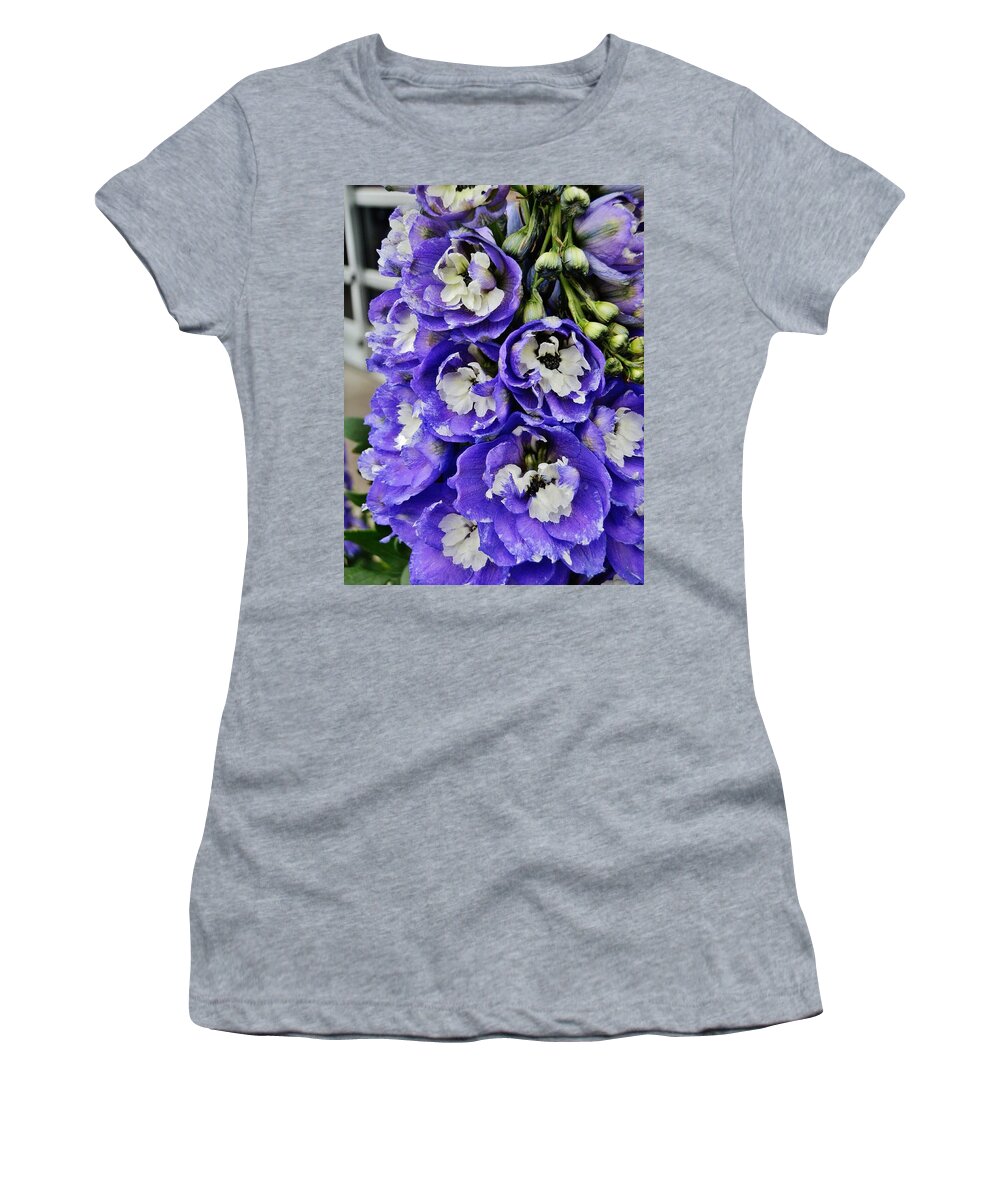 Flower Women's T-Shirt featuring the photograph Aristocratic Spire by VLee Watson