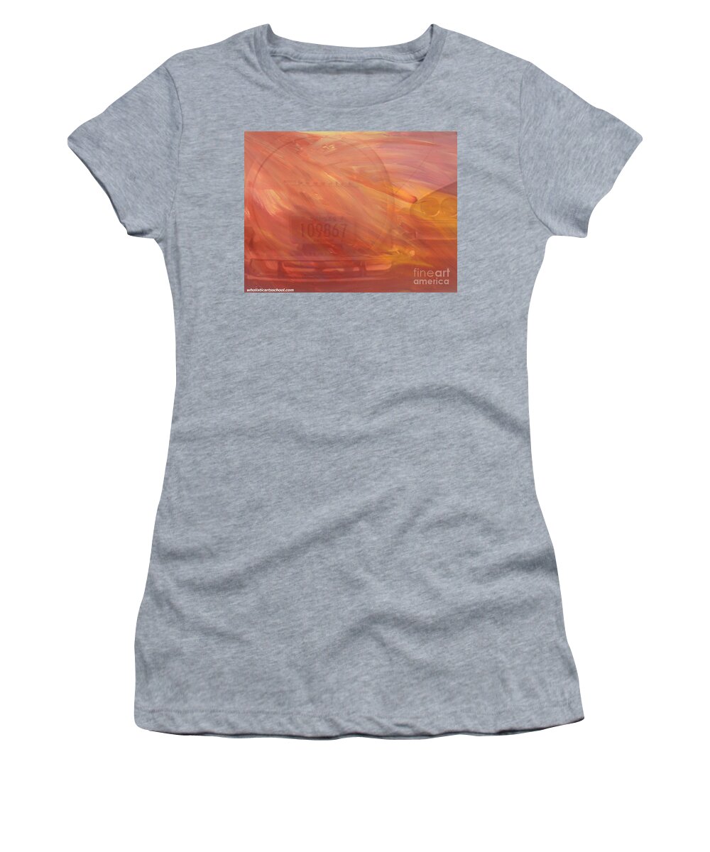 Asteroid Women's T-Shirt featuring the painting Asteroid by PainterArtist FIN
